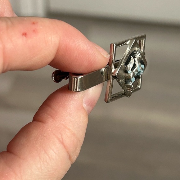 4/$50 Silver Pegasus Tie Clip vintage 🐴 - Picture 5 of 8